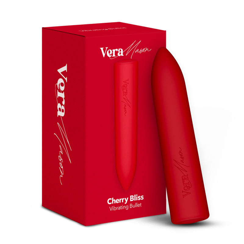 Cherry Bliss Mini Bullet Vibrator | Waterproof, 10 Modes, Body-Safe | Vera Mason Cherry Bliss Mini Bullet Vibrator | Waterproof, 10 Modes, Body-Safe | Vera Mason