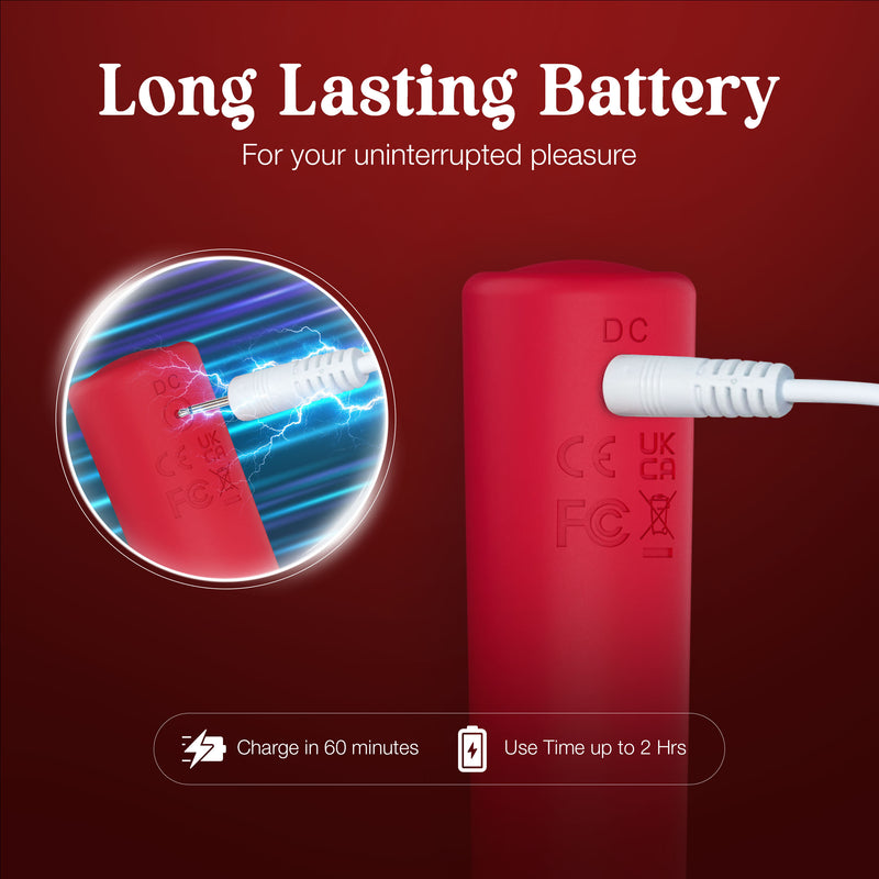 Cherry Bliss Mini Bullet Vibrator | Waterproof, 10 Modes, Body-Safe | Vera Mason Cherry Bliss Mini Bullet Vibrator | Waterproof, 10 Modes, Body-Safe | Vera Mason